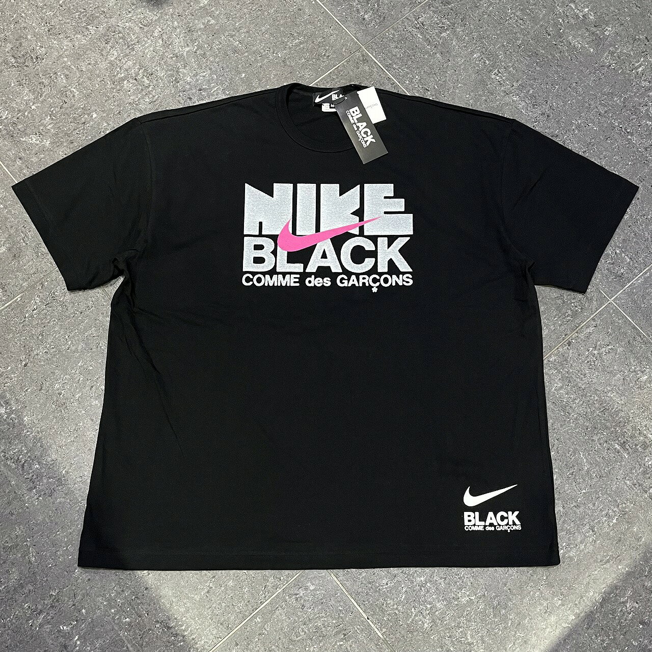 ブラックコムデギャルソン NIKE コラボT 黒 サイズXL 美品 imgrc0120063923.jpg