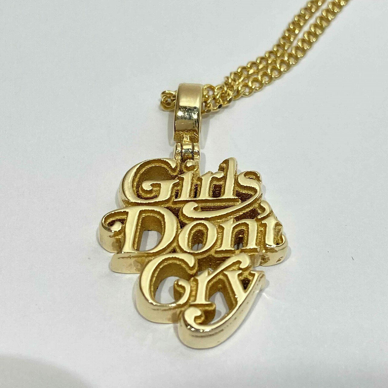 Girls Don't Cry GDC LOGO GOLD CHAIN NECKLACE ガールズドントクライ ロゴ ゴールドチェーンネックレス 心斎橋店【中古】