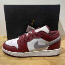 NIKE AIR JORDAN 1 RETRO LOW GS "Bordeaux" 25.0cm 553560-615 ナイキ エアジョーダン1 ロー スニーカー 心斎橋店