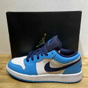 NIKE 2021 GS AIR JORDAN 1 LOW UNIVERSITY BLUE 23.0cm 553560-144 iCL GAW[_1 [ jo[VeBu[ Xj[J[ S֋XyÁz