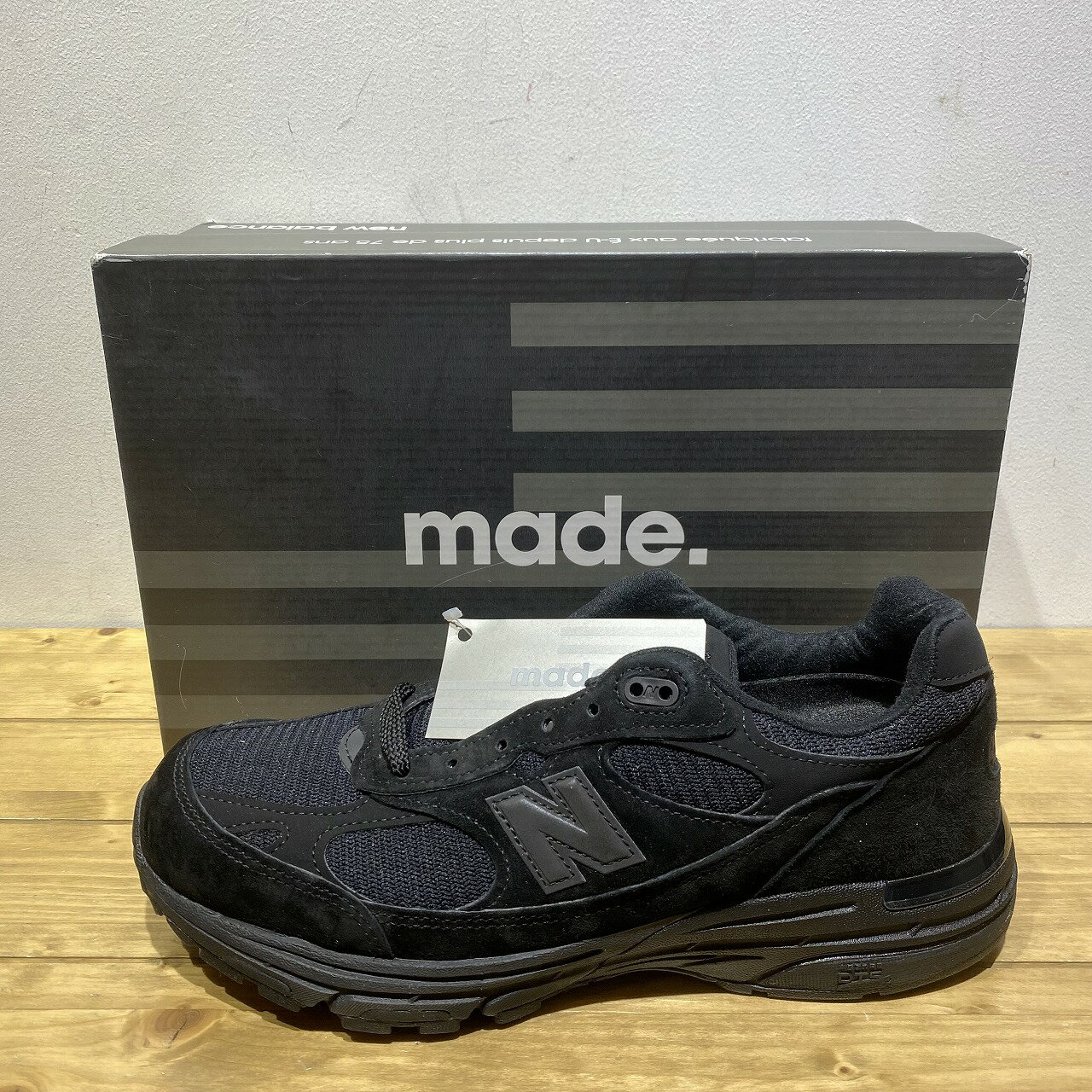 NEW BALANCE MR993TB TRIPLE BLACK 26.5cm ニューバランス トリプルブラック スニーカー 心斎橋店【中古】