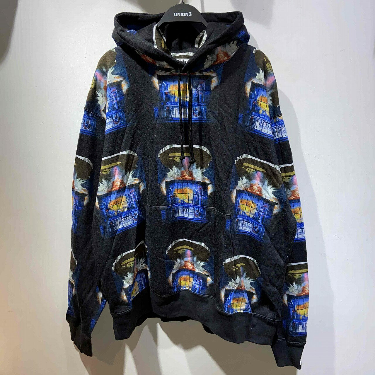 A BATHING APE INVASION RELAXED PULLOVER HOODIE XXLサイズ アベイシングエイプ パーカー BAPE 心斎橋店【中古】