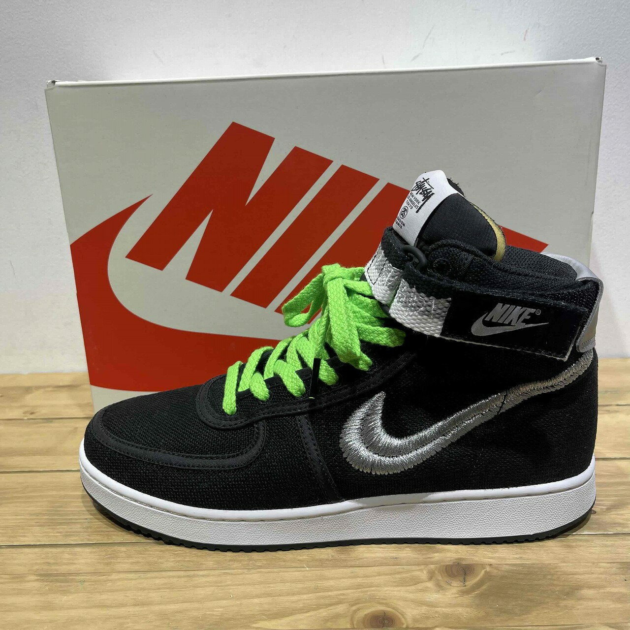 NIKE x STUSSY VANDAL HIGH 27.0cm DX5425-001 ナ