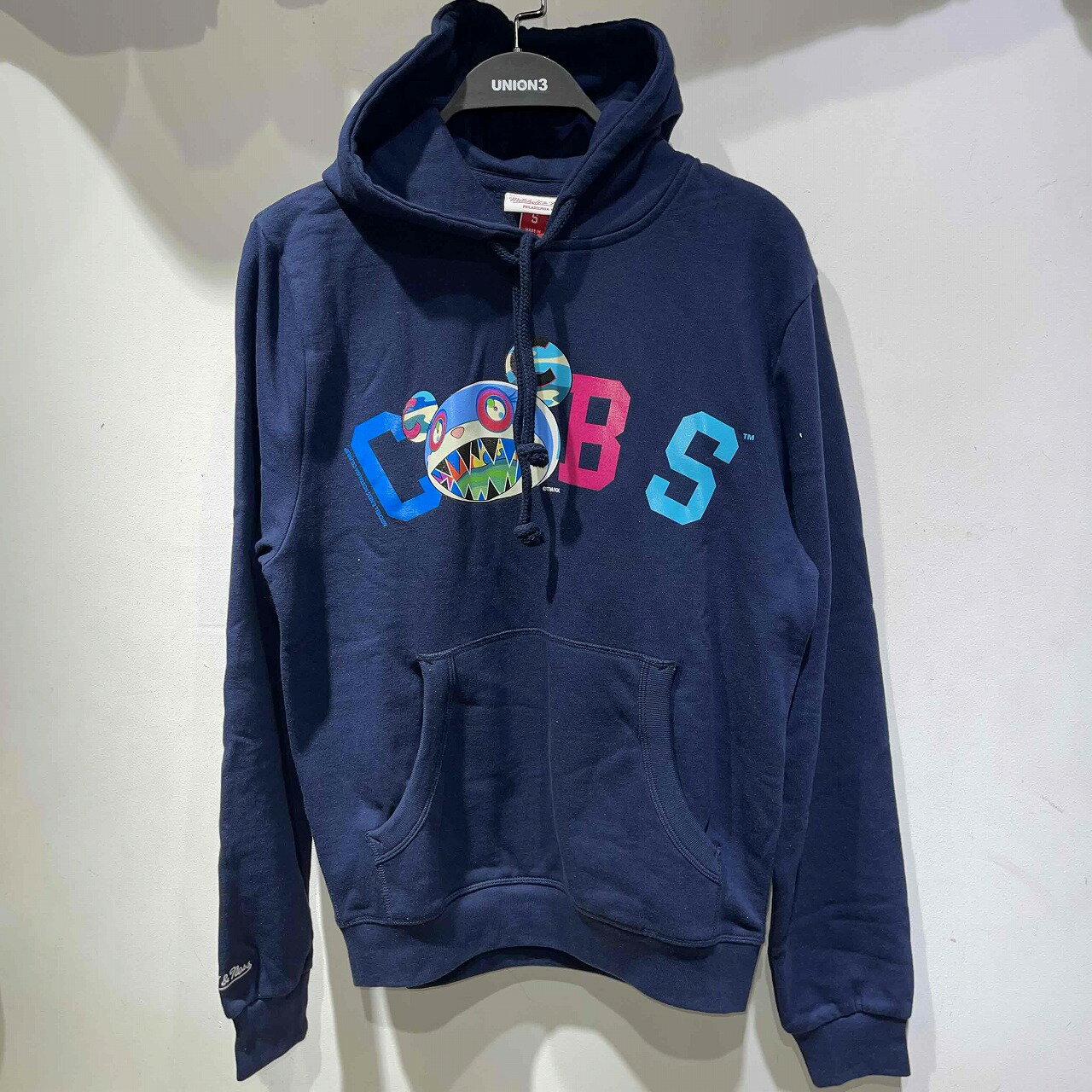 MURAKAMI TAKASHI x MITCHELL & NESS CHICAGO CUBS HOODIE Sサイズ カイカイキキ 村上隆 コンプレックスコン パーカー 心斎橋店【中古】