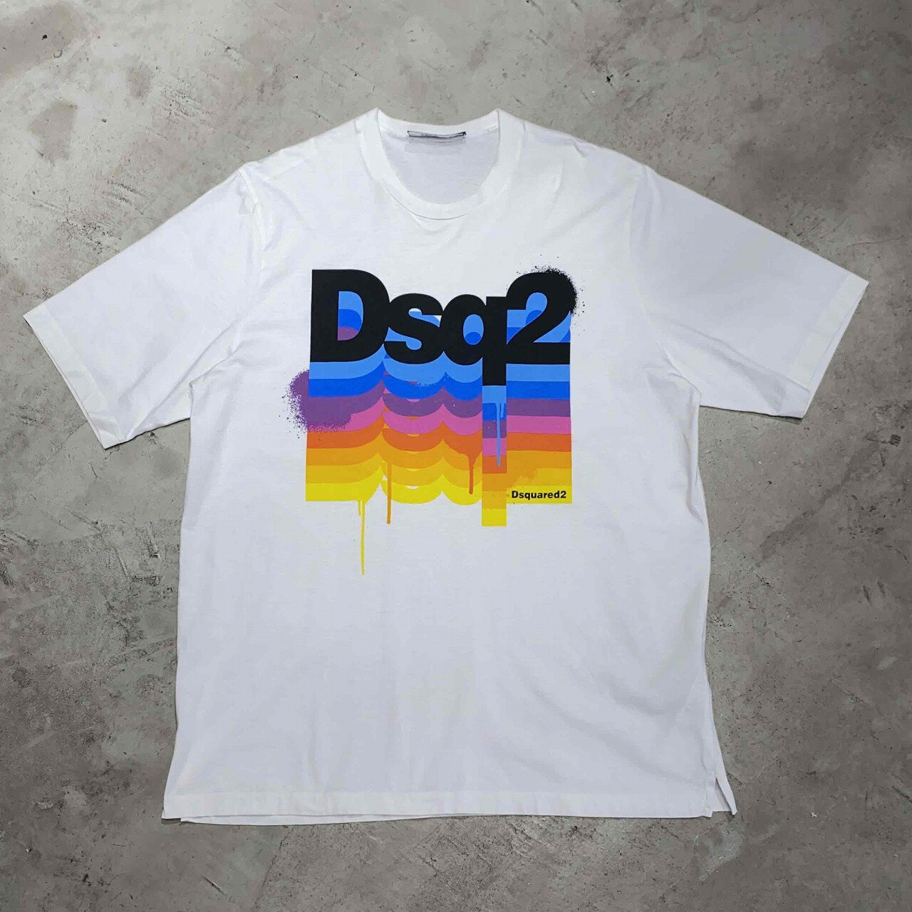 DSQUARED2 DSQ2 SLOUCH T-SHIRT SIZE-S S74GD0931 S23009 ディースクエアード ロゴ 半袖 Tシャツ 心斎橋店【中古】