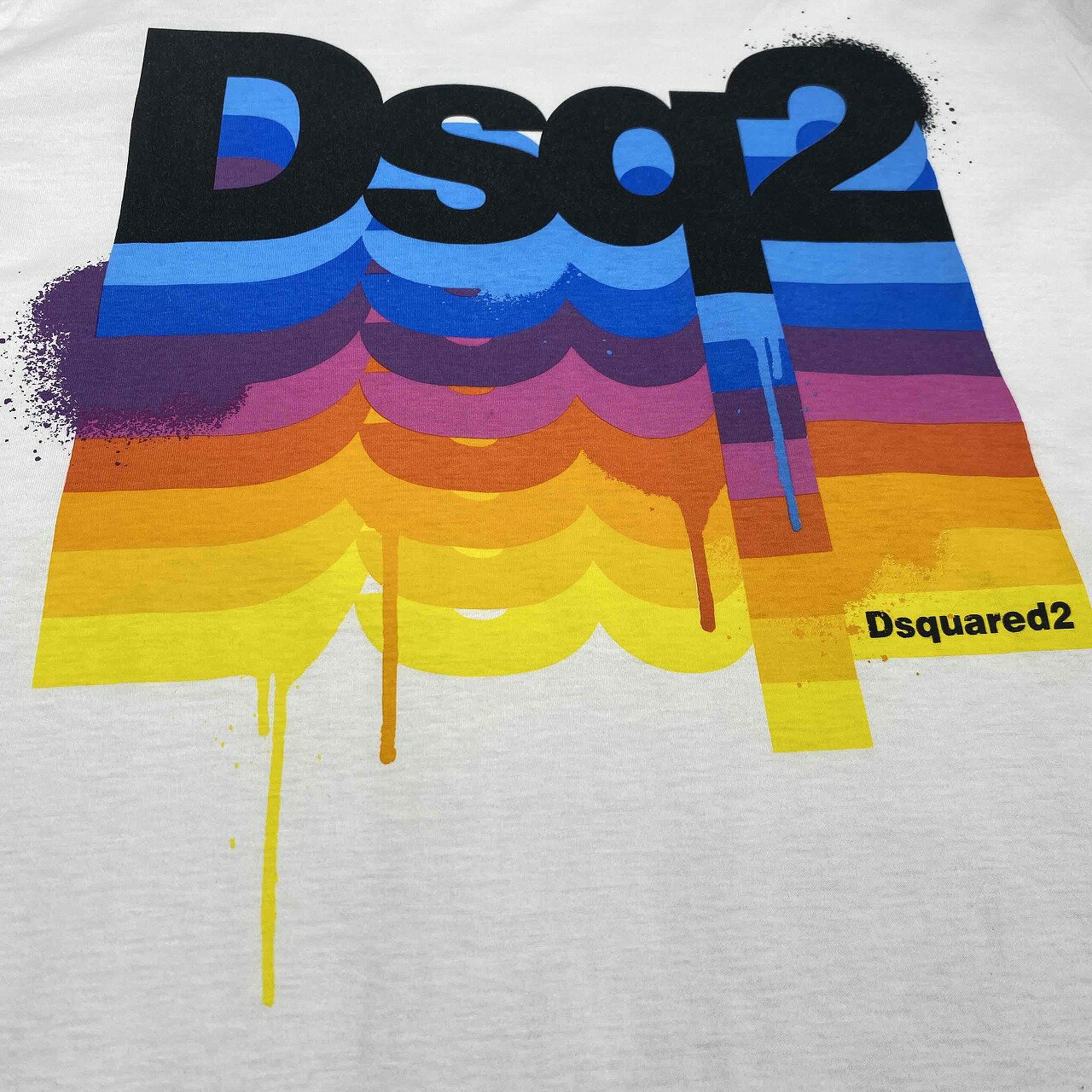 DSQUARED2 DSQ2 SLOUCH T-SHIRT SIZE-S S74GD0931 S23009 ディースクエアード ロゴ 半袖 Tシャツ 心斎橋店【中古】