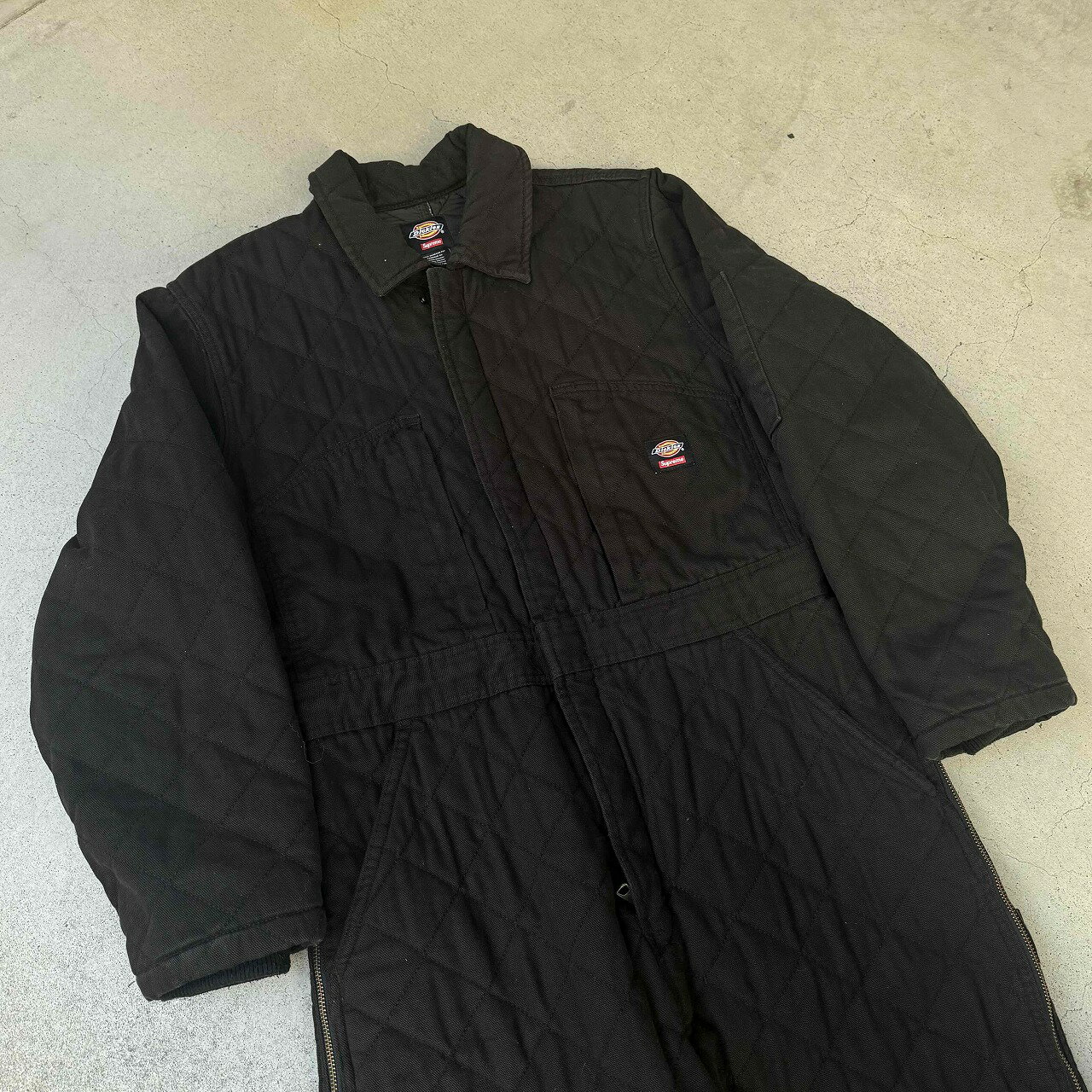 Supreme 21aw Dickies Quilted Denim Coverall SIZE-M シュプリーム ディッキーズ キルト デニム オーバーオール 心斎橋店【中古】