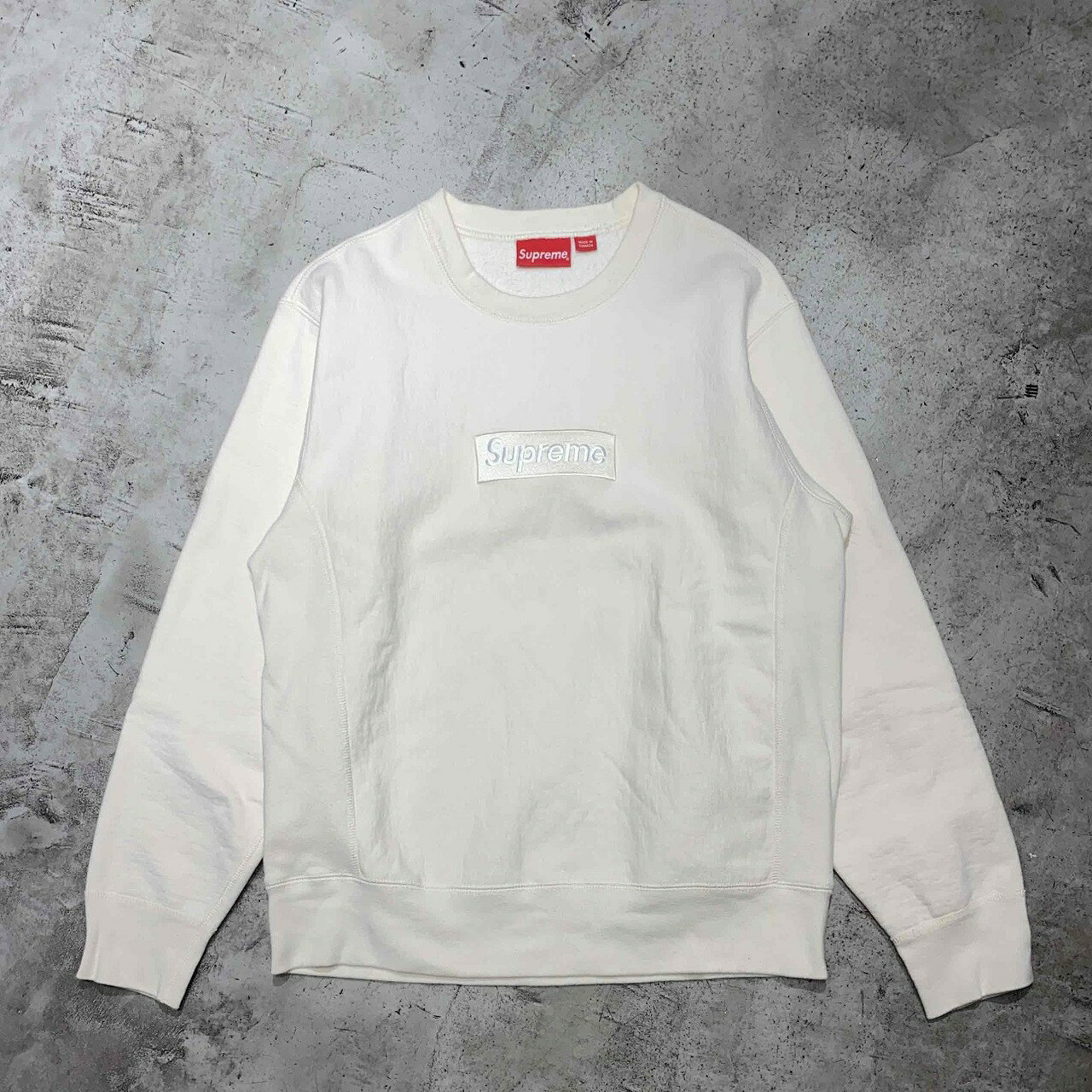 Rakuten - Supreme 18aw Box Logo Crewneck Sweatshirt Mサイズ シュプリーム ボックスロゴクルーネック スウェットシャツ 心斎橋店【中古】