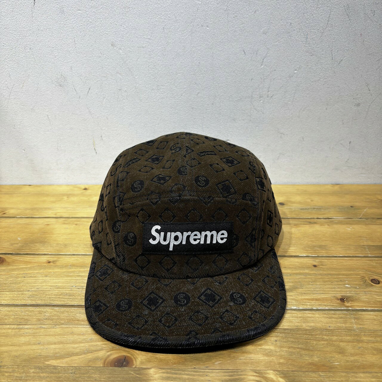 Rakuten - Supreme 24aw Flocked Denim Camp Cap シュプリーム フロックド デニム キャンプ キャップ 心斎橋店【中古】