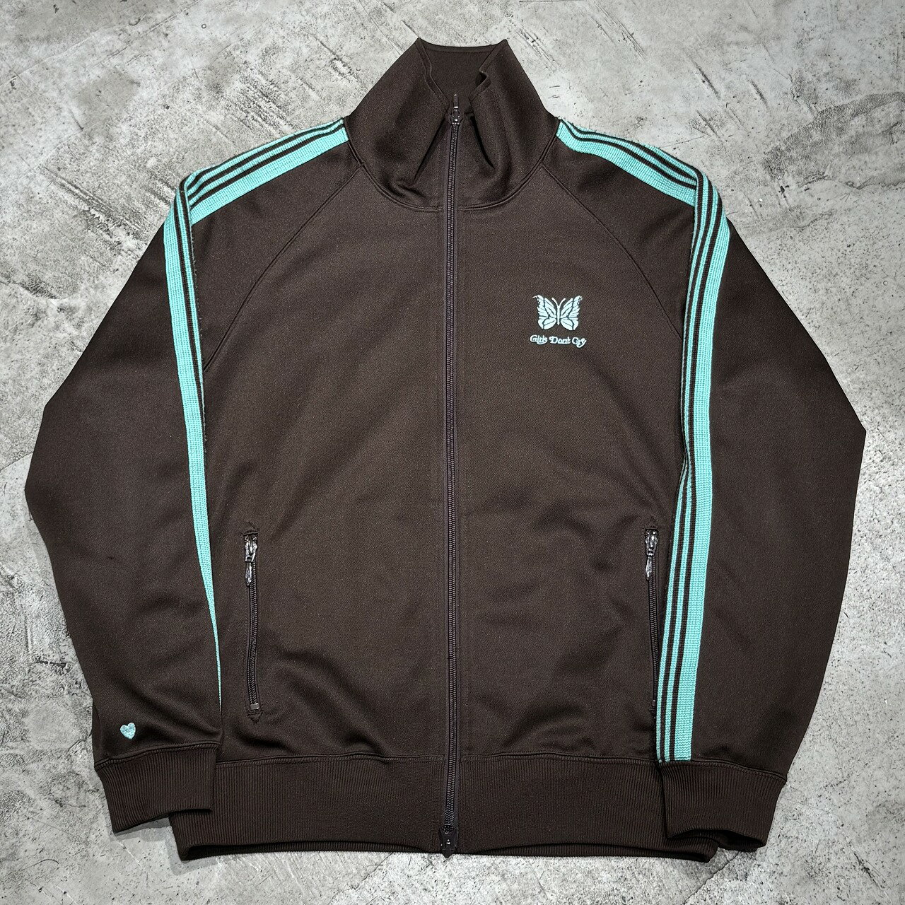 乐天商城 - GIRLS DON'T CRY x NEEDLES TRACK JACKET Sサイズ HM410 ニードルス ガールズドントクライ トラックジャケット ジャージー 心斎橋店【中古】