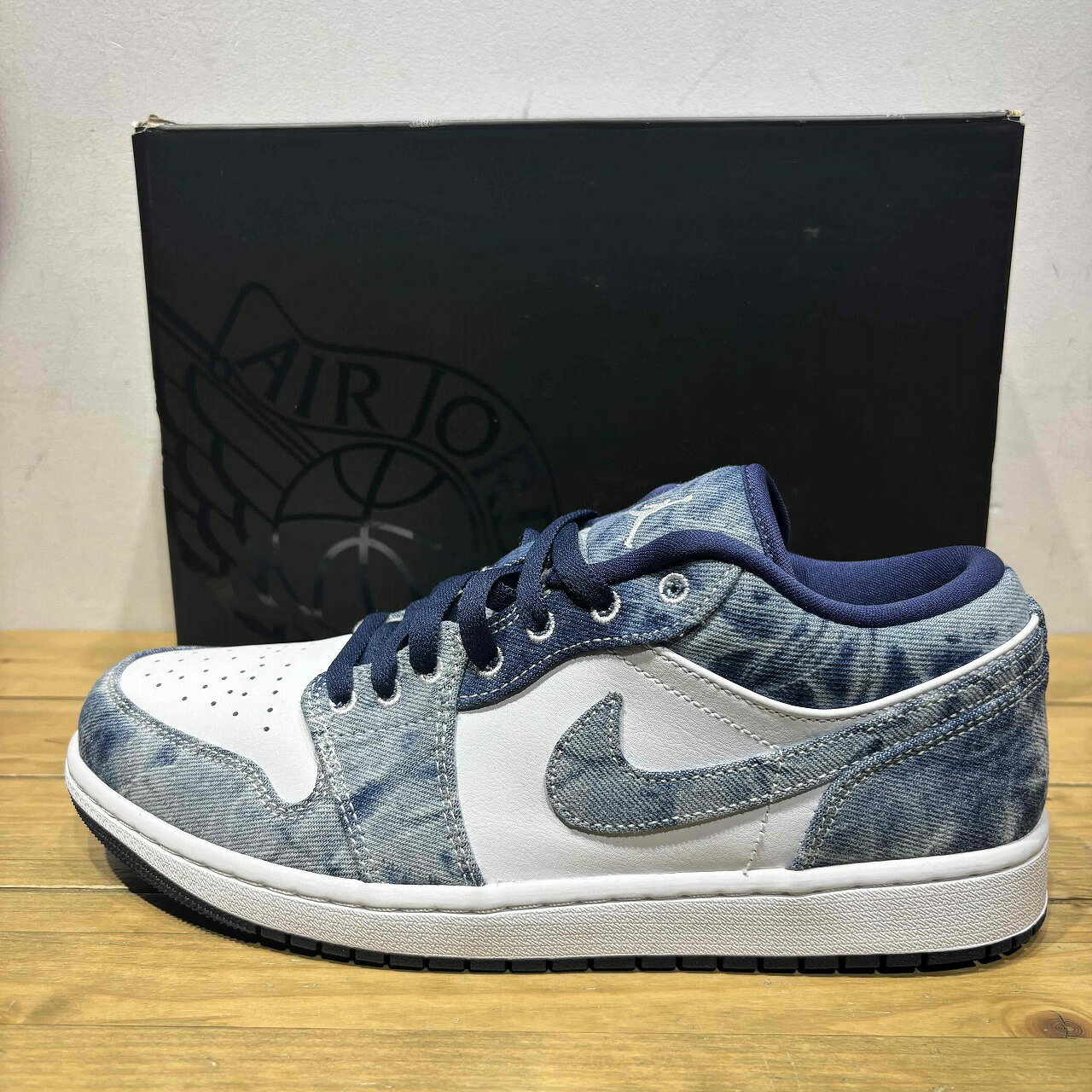 NIKE AIR JORDAN 1 LOW WASHED DENIM 28.0cm CZ8455-100 ナイキ エアジョーダン1 ロー ウォッシュドデニム スニーカー 心斎橋店