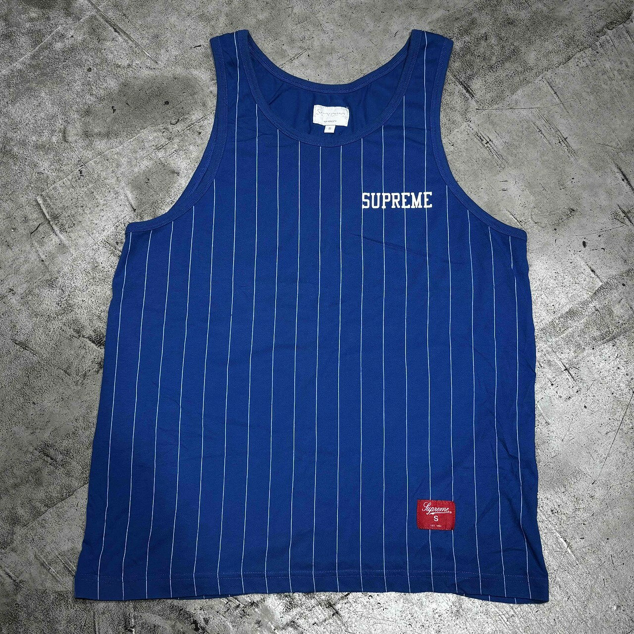 Supreme 12ss Striped Tank Top SIZE-S シュプリーム タンクトップ 心斎橋店【中古】