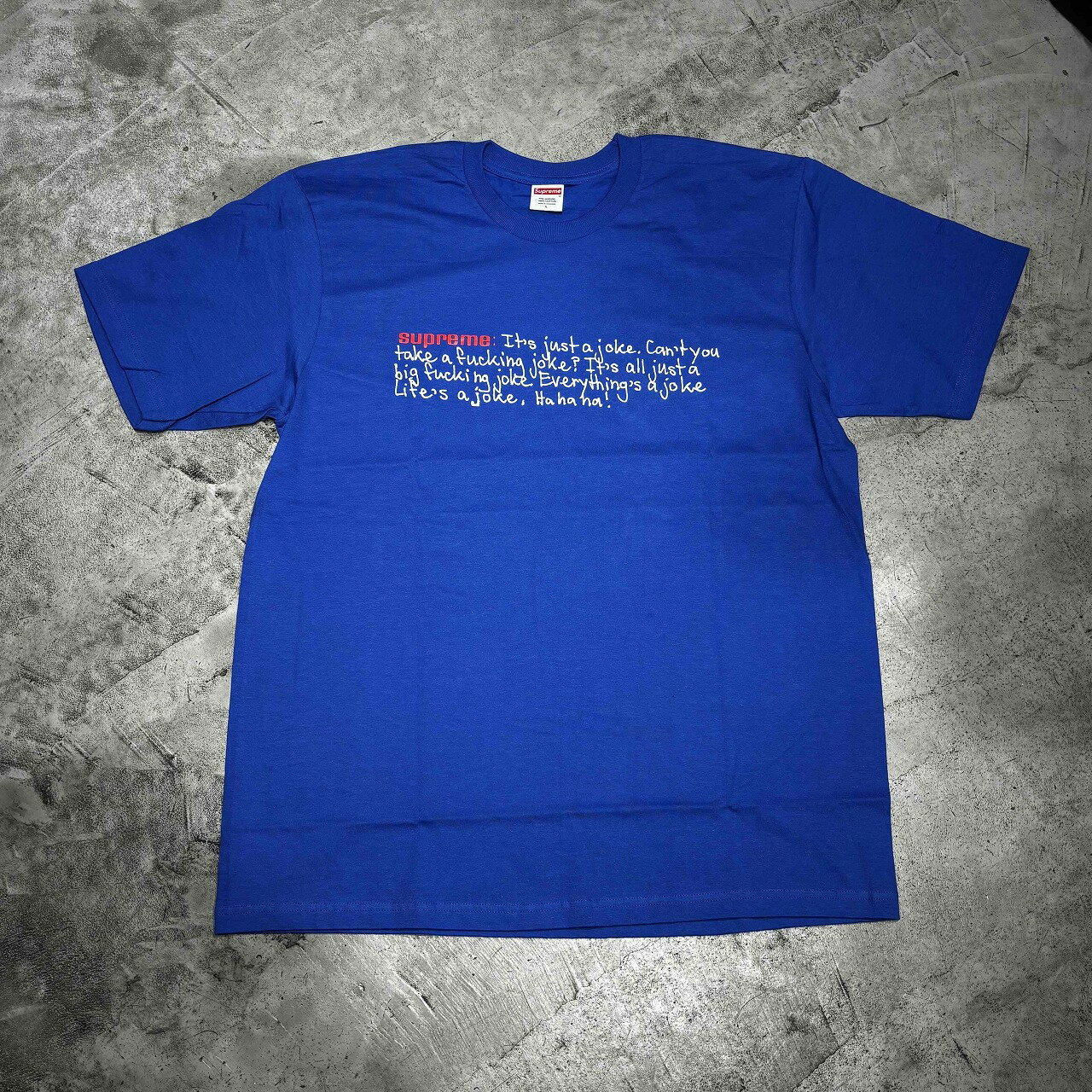 Rakuten - Supreme 25aw Joke Tee SIZE-L シュプリーム ジョーク Tシャツ 半袖 心斎橋店【中古】