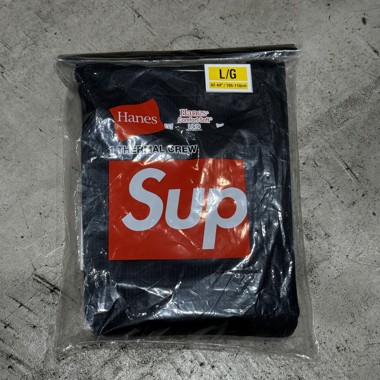 乐天商城 - Supreme Hanes Thermal Crew (1P) Lサイズ シュプリーム ヘインズ サーマル クルー 長袖Tシャツ ロンTEE 心斎橋店【中古】