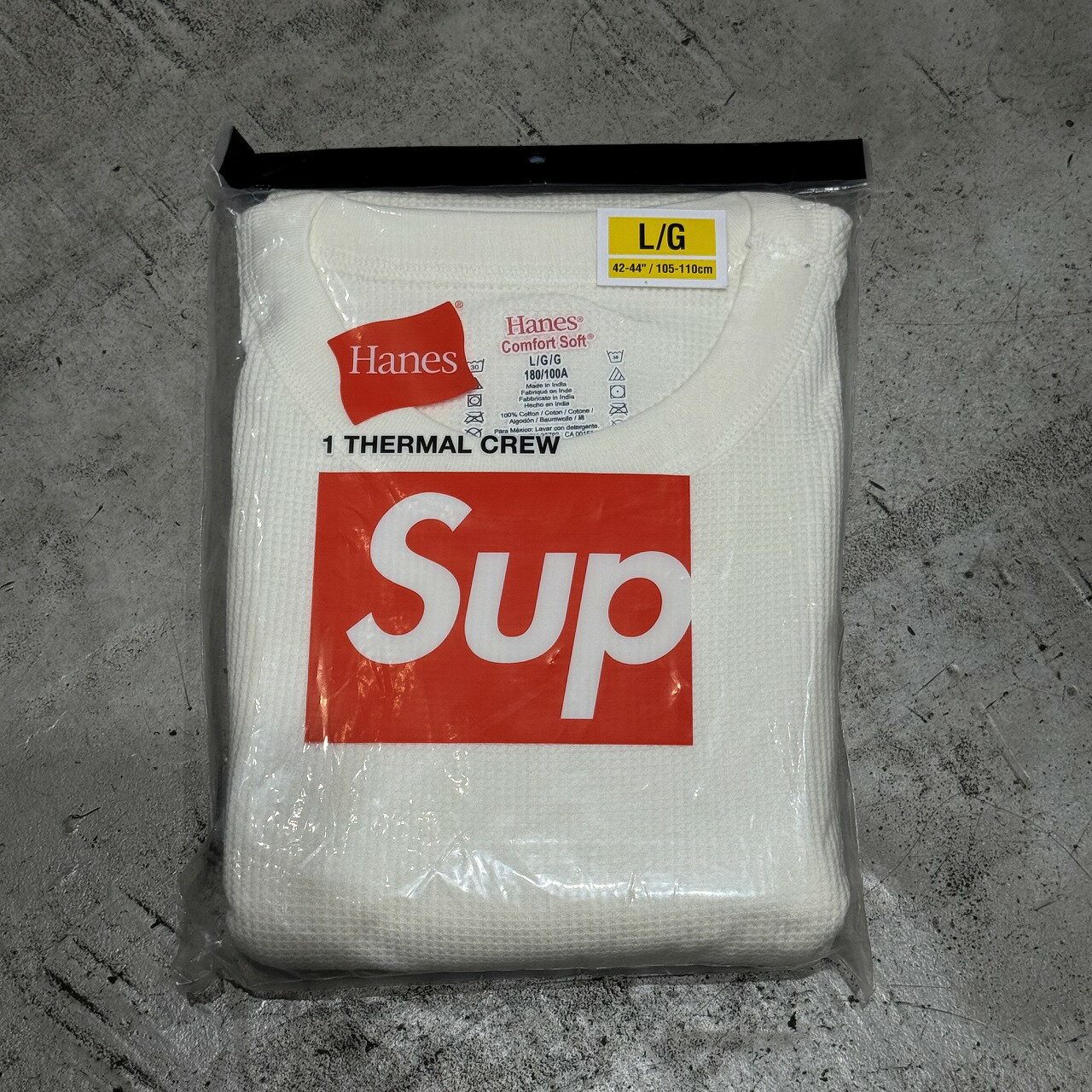Rakuten - Supreme Hanes Thermal Crew (1P) Lサイズ シュプリーム ヘインズ サーマル クルー 長袖Tシャツ ロンTEE 心斎橋店【中古】