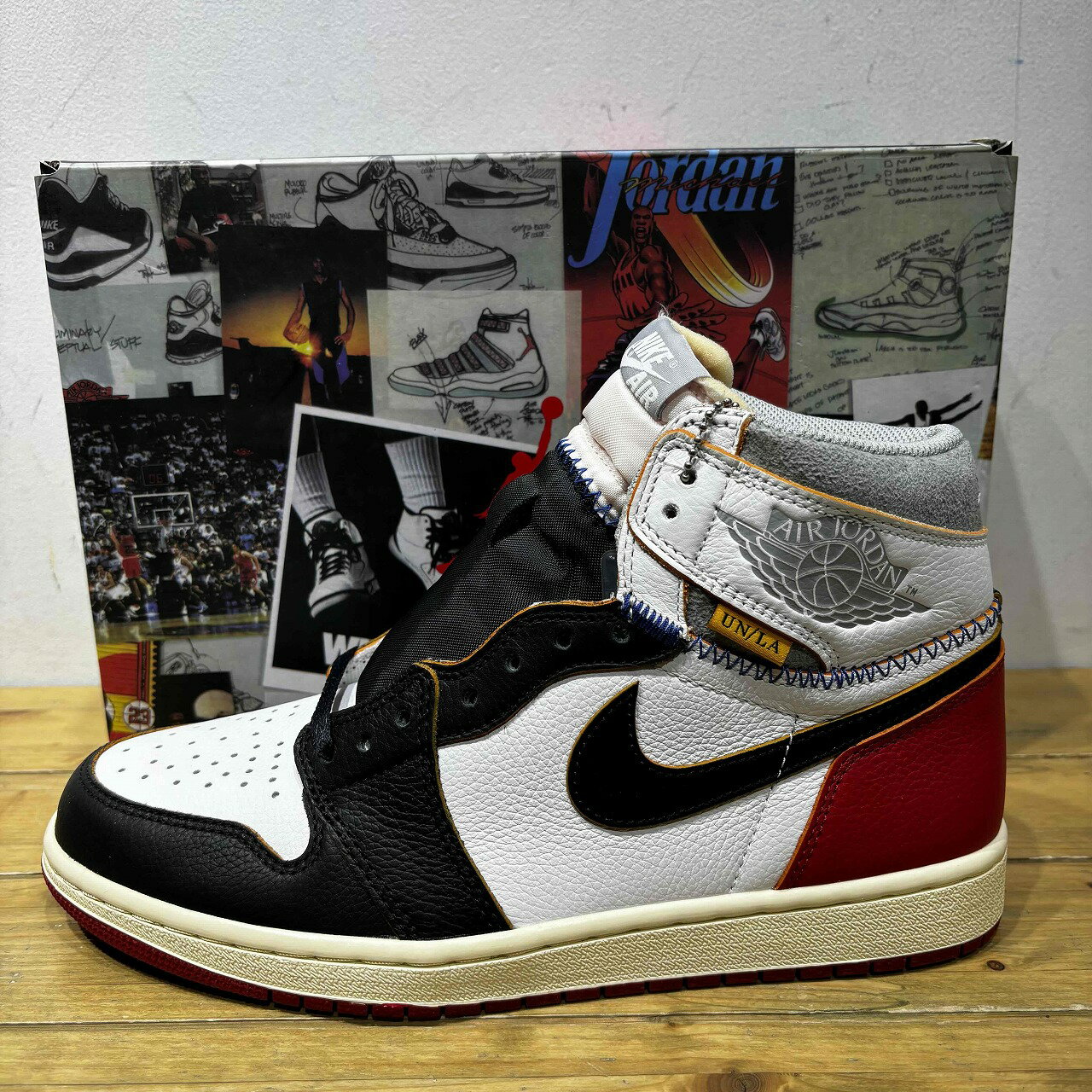 Rakuten - NIKE 2018 x UNION AIR JORDAN 1 RETRO HIGH OG NRG 27.5cm BV1300-106 ナイキ ユニオン エアジョーダンワン レトロ ハイ スニーカー 心斎橋店【中古】