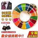 【国連本部公式仕様・インボイス対応】3点 留め具 ピンバッジ ミニタイタック SDGs バッジ 正規品 sdgs バッジ ラペルピン SDGsバッチ 25mm ...