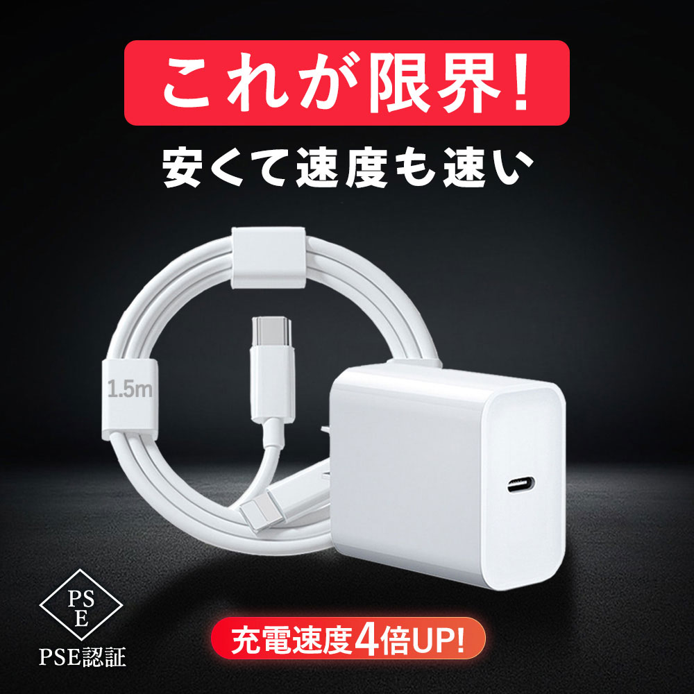 店長暴走価格！iphone 充電器 純正品質 20W USB