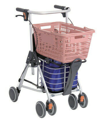 介護用品 歩行器 幸和製作所 テイコブリトルワゴン / WAW07 ネイビー