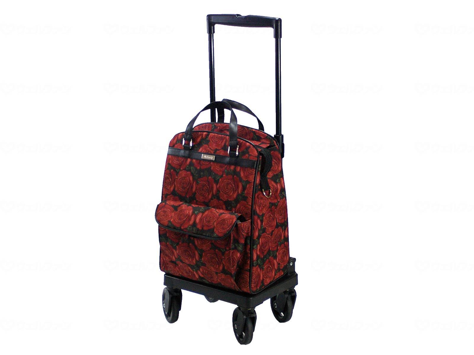 島製作所 ショッピングカート メロディ スムーズ / ローズ柄R S5384/1020