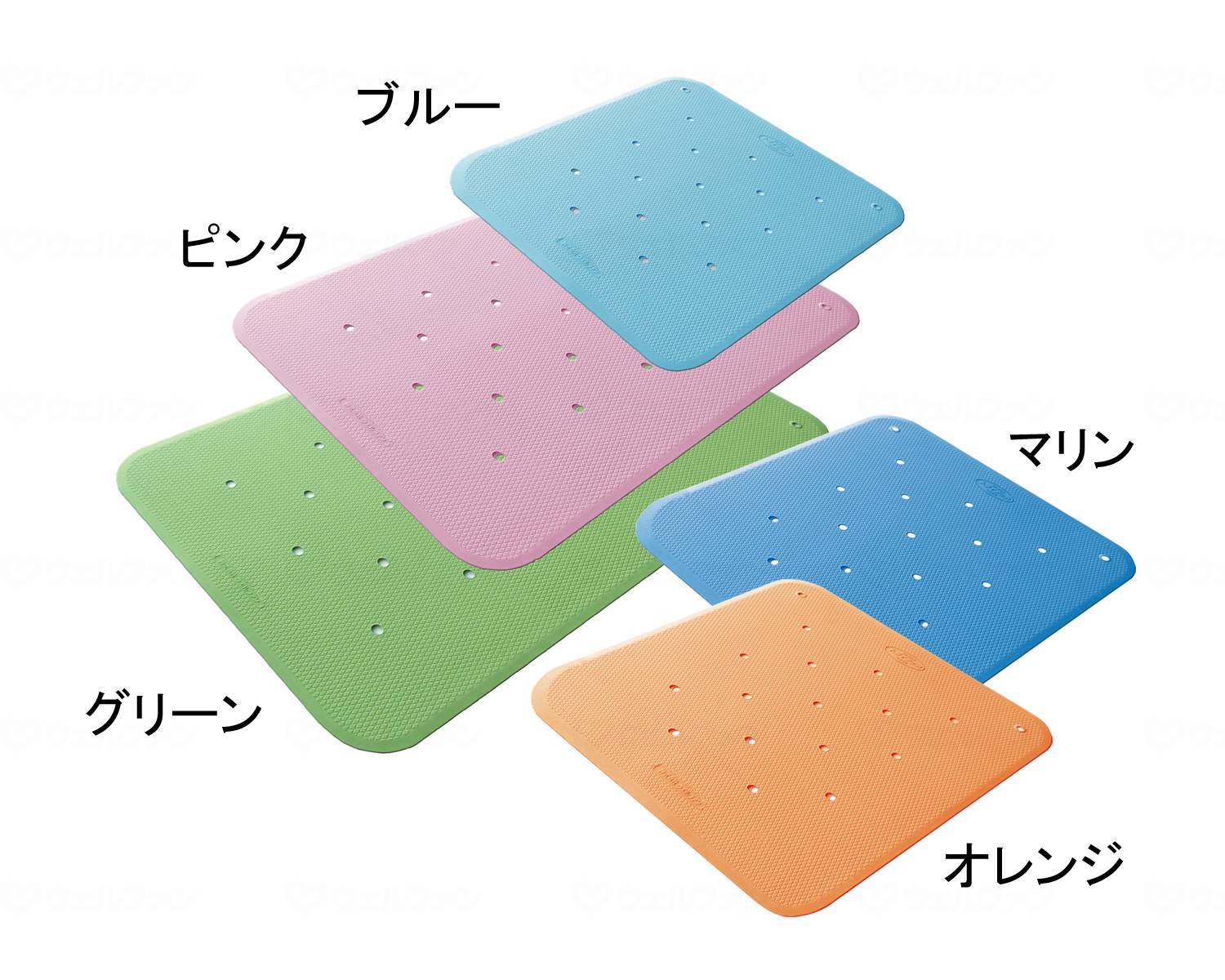 樂天商城 - すべり止めマット 介護 入浴 ウェルファン トライタッチ　　S5368/0731