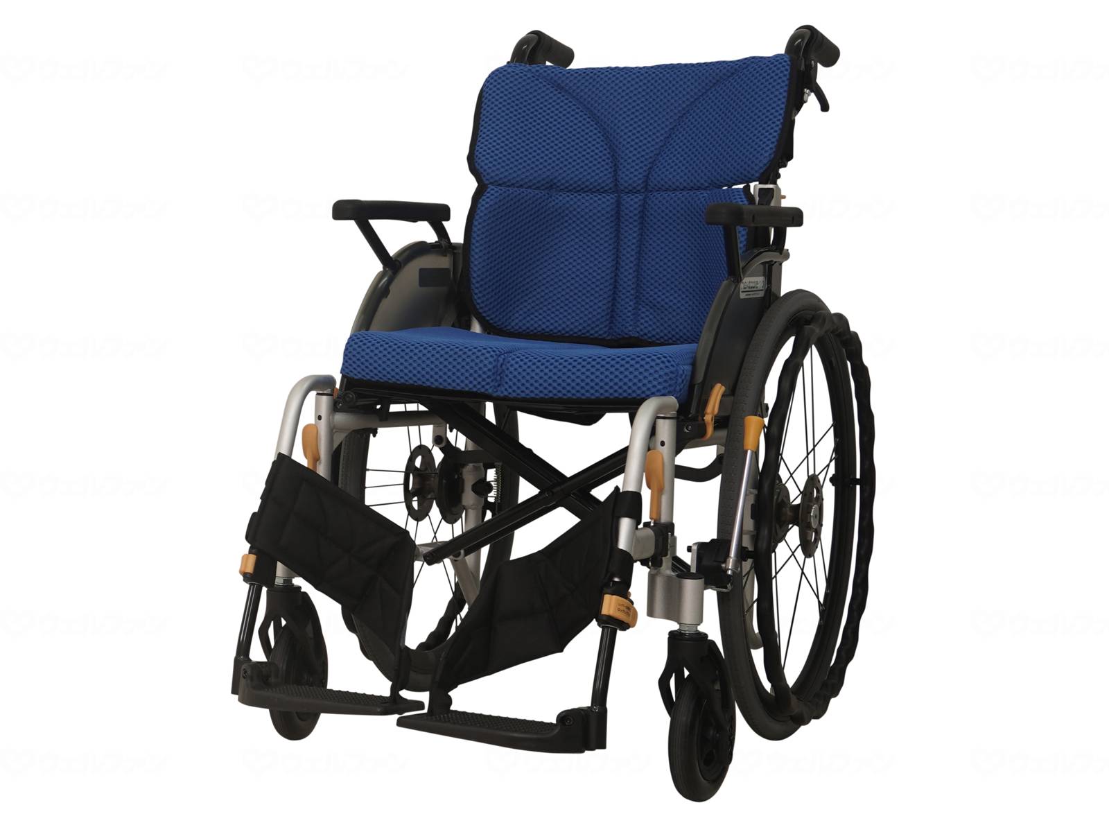 非課税商品 松永製作所 ネクストコア2マルチ 自走式 NEXT2-31B / 座幅42cm M-15（ブルー） 車椅子 車いす メーカー直送