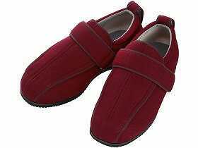 徳武産業【あゆみシューズ】左右サイズ違い販売ケアフル3 74025E黒・紫・ワイン S・M・L・LL・3L・4L・5L[介護 ケア サポート シューズ 靴 歩行 サポート 補助]