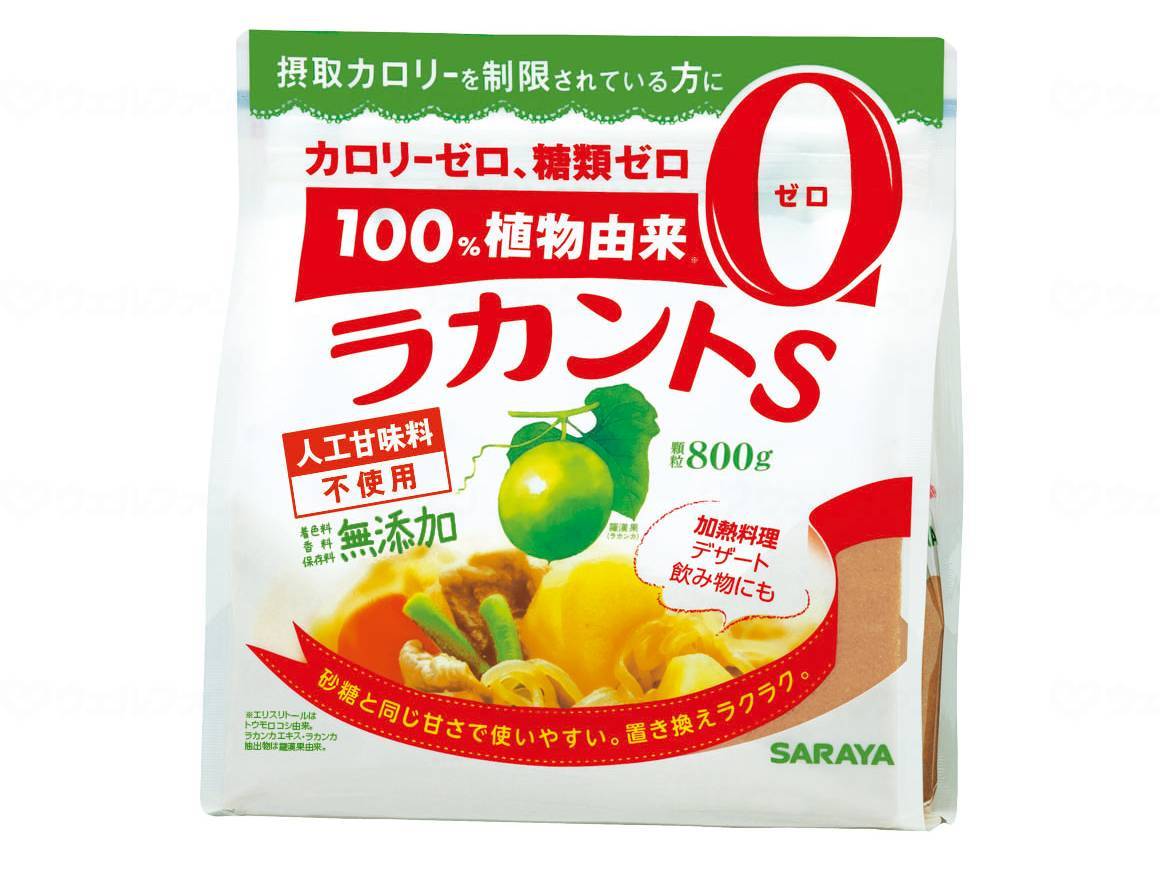 商品の仕様 ●原材料／エリスリトール、ラカンカエキス、甘味料（ラカンカ抽出物） ●栄養成分／（100g当たり）エネルギー0kcal ●生産国／日本 商品の説明 ・羅漢果エキスとエリスリトール由来の自然派甘味料。 ・人工甘味料不使用、砂糖と同じ甘さ。