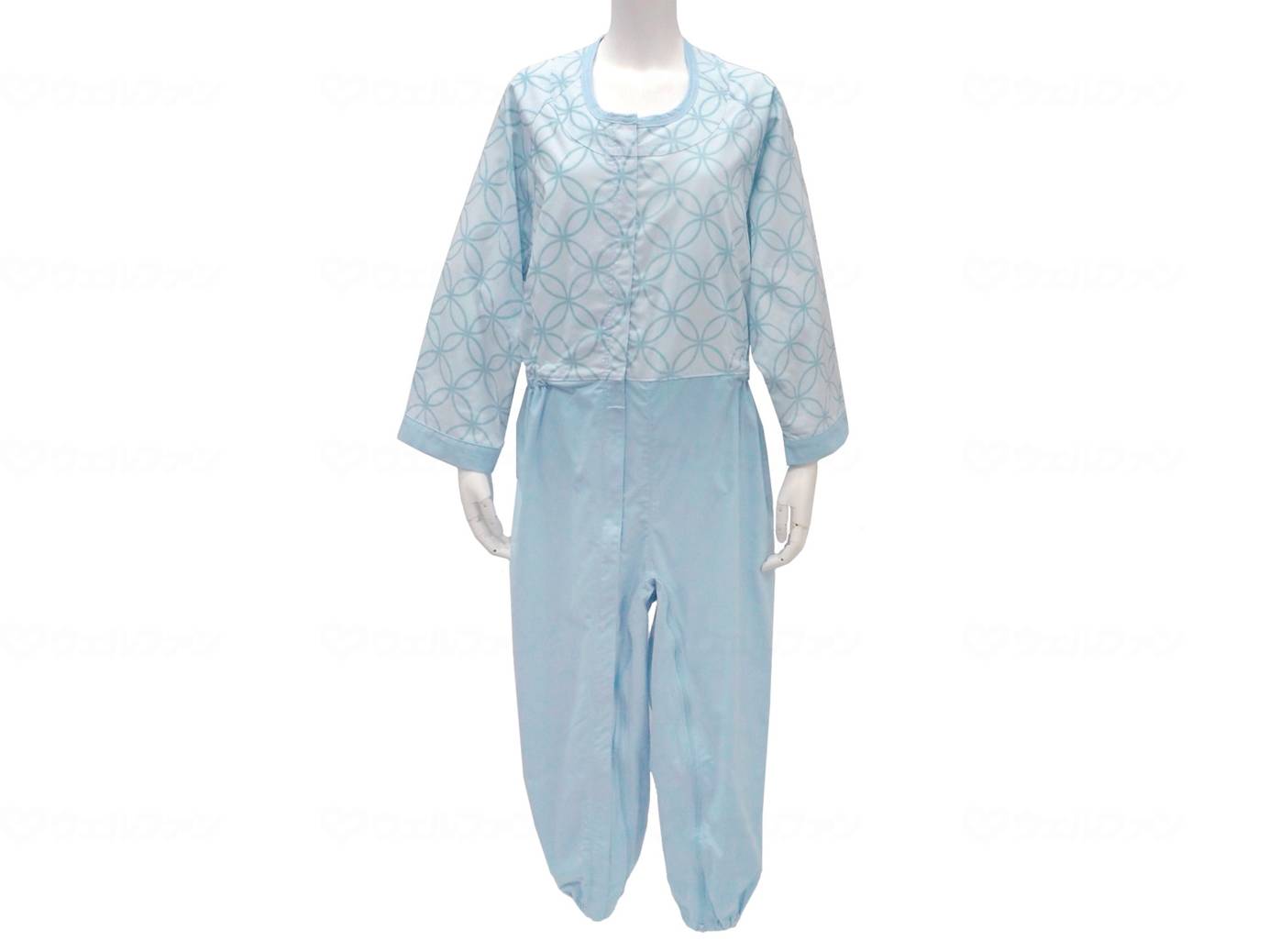 樂天商城 - 丸昌 制菌介護用つなぎ(前開きフルオープン) S/M/L
