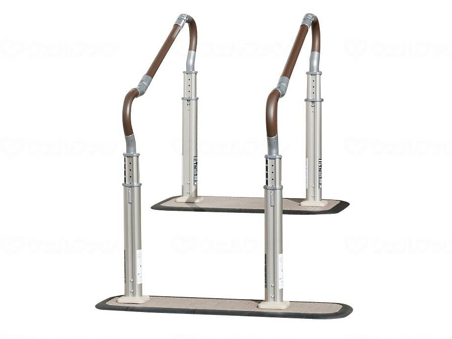 パナソニック エイジフリー 歩行サポート手すりスムーディ ステップタイプ/XPN-L80604 両手すり