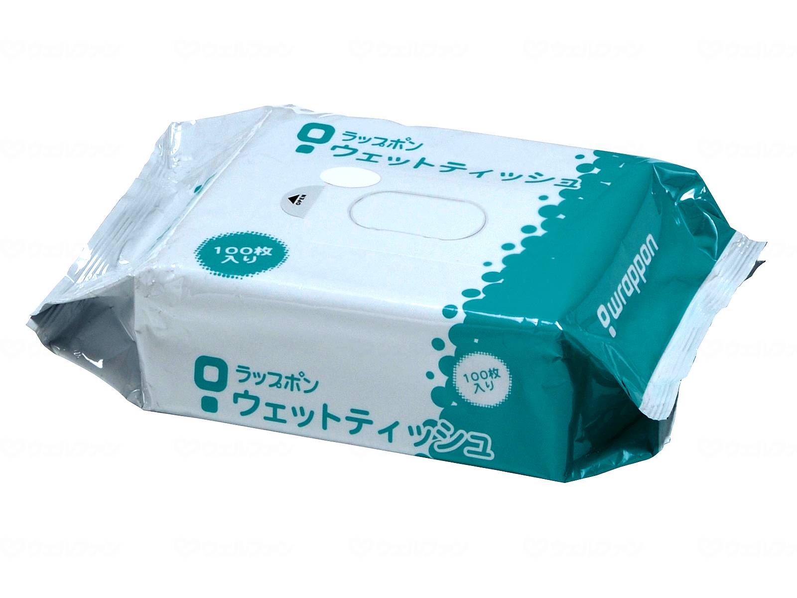 日本セイフティー ラップポン用　ウェットティッシュ（そら） / C0WT0002J　100枚入
