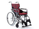 非課税商品 カワムラサイクル モダンA-style 背固定自走用 KMD-A22-42S-H 高床 / 座幅42cm A10 赤チェック メーカー直送(4)