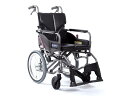 非課税商品 カワムラサイクル モダンA-style 背折れ介助用 車椅子 車いす KMD-A16-42-M 中床 / 座幅42cm No.88 エコブラック メーカー直送(4)