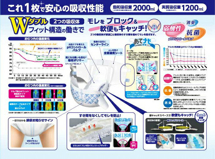 ケース販売deおしりふきプレゼント 白十字 P.U サルバ フレーヌケア デイロング / 33217 30枚×3袋セット 3
