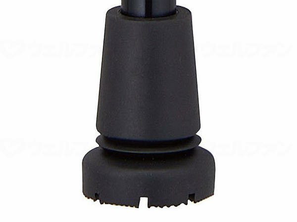 ウェルファン　まごころステッキ替えゴム/ブラック/16mm(4.0)