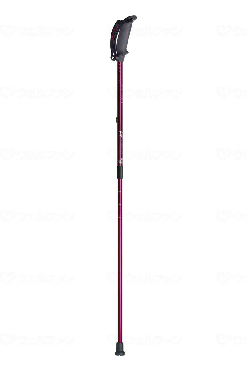 樂天商城 - キザキ ノルディックポール ウォーキングポール APBE-205A ワイン 2本1組 介護 ウォーキングポール 介護用品　6378/0420