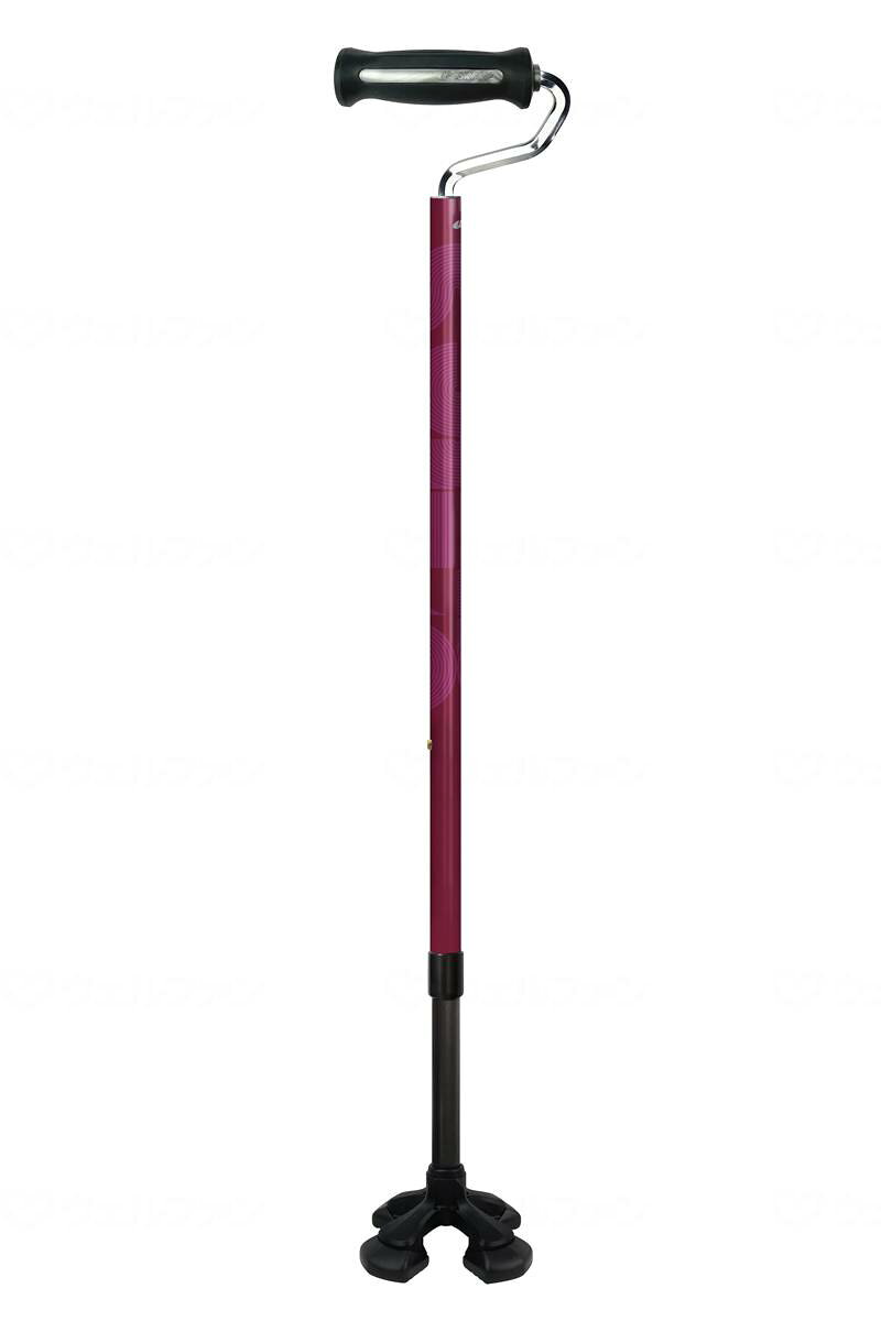 商品の仕様 ●サイズ／長さ70〜90cm（9段階／2.5cm）、グリップ長さ：11.5cm、ベース部：幅12.4×奥行10.5cm ●パイプ径／上部：2.0cm、下部：1.8cm ●重さ／525g ●材質／シャフト：耐食アルミ、脚部：GF強化ナイロン樹脂、グリップ：PP+エラストマー、ネック：スチール ●付属品／ストラップ ●生産国／日本 商品の説明 ・オフセットネックと新型GELグリップでしっかり握れる。 ・握りやすい・軽い・高強度・安定感・スタイリッシュ。 ・2重パイプ状態で強度UP。 ・グラスファイバー配合の強化樹脂でできた脚部。