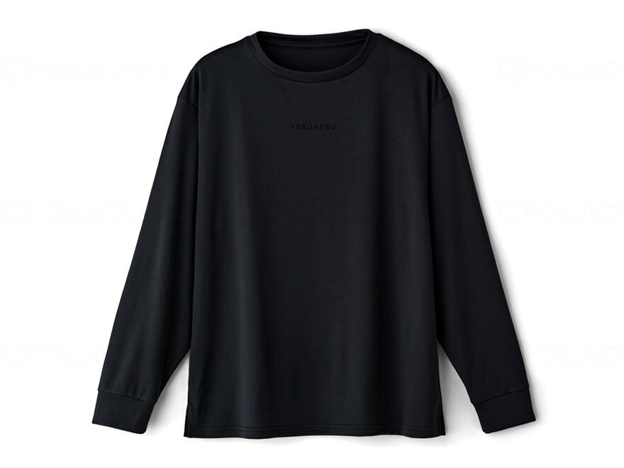 毎日の睡眠時間を「本格リカバリータイム」へ！ 疲労回復ウェア【YOKUNERU（ヨクネル）】ロングTシャツ ■ YOKUNERU 3つの二大・三大効能 1. 【血行促進】遠赤外線効果で全身の血行をサポート 2. 【疲労回復】着て眠るだけで翌朝すっきりとした目覚めへ 3. 【筋肉の凝り緩和】一日の緊張や体のコリをやさしくほぐす ■ 快適さを追求したこだわり機能 ・【トルマリン配合素材】特殊遠赤外線素材で効率的に全身ケア ・【ストレスフリーの伸縮性】高いストレッチ性で寝返りもスムーズ ・【清潔＆快適】抗菌加工で細菌の繁殖を防ぎ、吸水速乾でサラッと快適 リラックスタイムの部屋着やパジャマとしてはもちろん、ギフトやプレゼントにも最適です。 【商品仕様】 ・ブランド：YOKUNERU（ヨクネル） ・素材：ポリエステル100% ・機能：血行促進、疲労回復、コリ緩和、抗菌、吸水速乾、ストレッチ ・サイズ展開：SS / S / M / L / LL（男女兼用） ・対応身長：SS/150〜160・S/155〜165・M/165〜175・L/175〜185・LL/175〜185 ・カラー：ブラック / C.グレー / ネイビー / ピンク