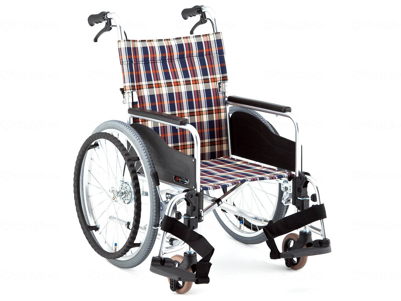 Rakuten - 在庫限りで販売終了商品 非課税商品 松永製作所 車いす アルミ製多機能車椅子 自走用 低床 AR-511B / 座幅42cm S-1 メーカー直送