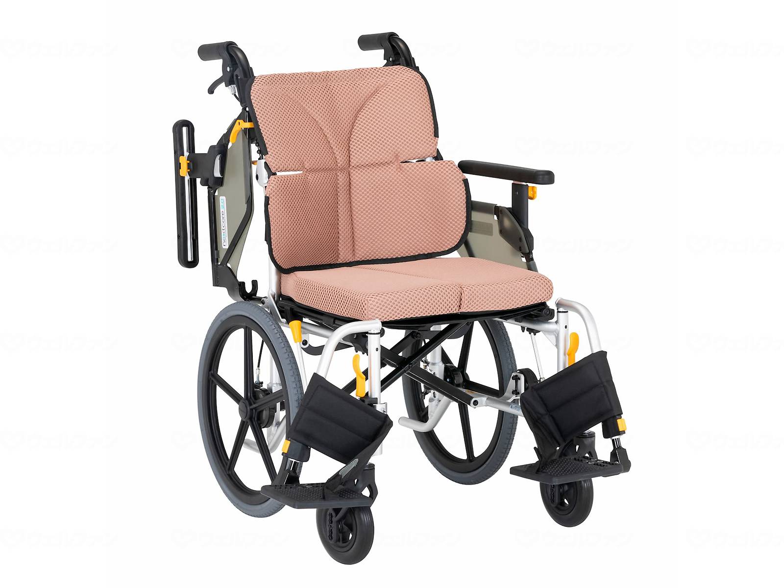 非課税商品 松永製作所 ネクストコア2 アジャスト 介助用車いす NEXT2-61B / 座幅42cm M-17 オークル 車椅子 メーカー直送