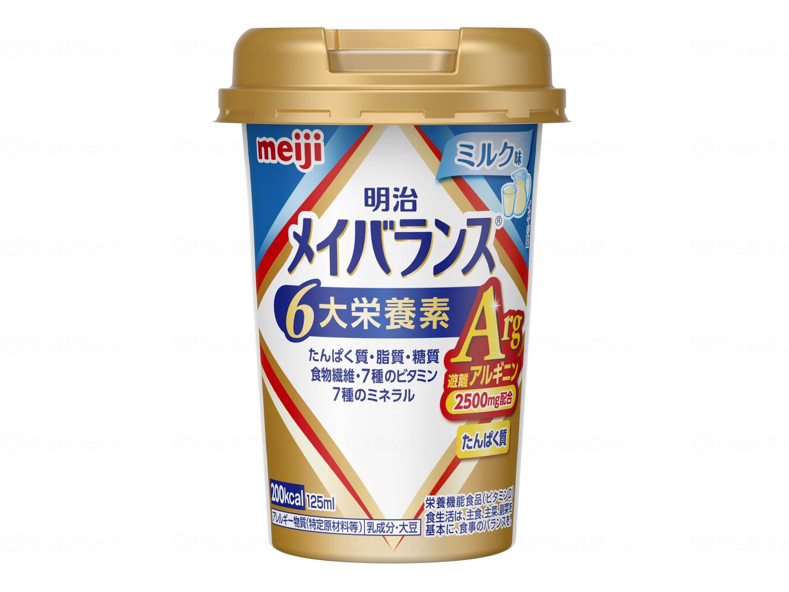 明治　メイバランスArgMiniカップ　ミルク味 / 125mL　×24個
