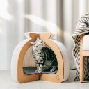 キャットハウス 猫ハウス ペーパー ハウス キャット キャットハウス 猫 紙 省スペース コンパクト 伸縮 / 折りたたみ 持ち運び デザイン ネコ 雑貨 送料...