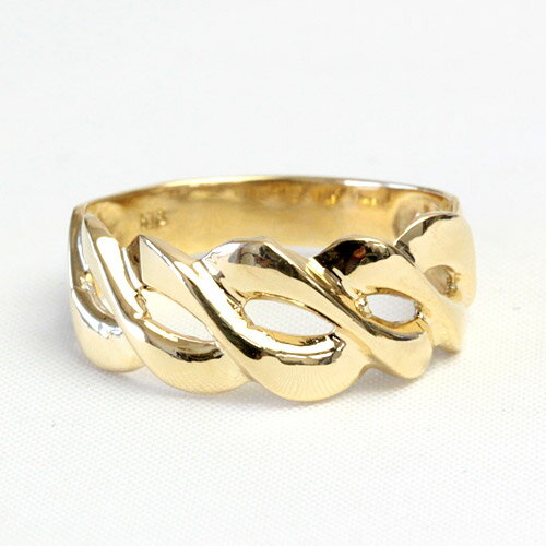 K18 18금 링 패션 링 트위스트 디자인 [문자 넣어 불가]