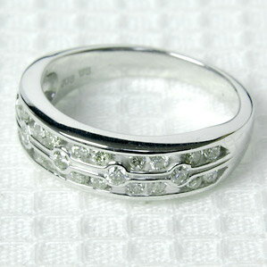 樂天商城 - K18 18金 リング ダイヤモンド リングピンクゴールド ホワイトゴールド イエローゴールド