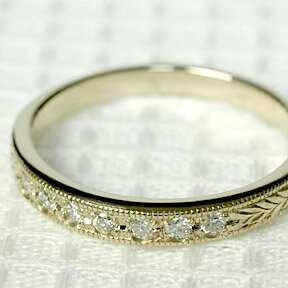 樂天商城 - K18 リング ダイヤモンド リング 0.14ct 『ステッレ』 18金 ピンクゴールド・ホワイトゴールド・イエローゴールド