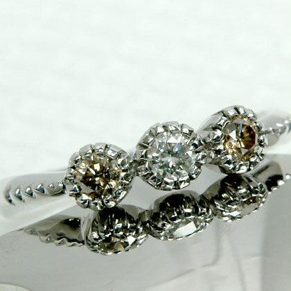K18 18金 リング ダイヤモンドリング0.3ct