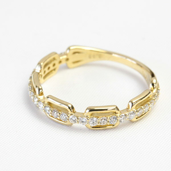 樂天商城 - K18 ダイヤモンド リング ダイヤリング 指輪 トータル0.33ct 18金 リング ゴールド 【文字入れ不可】