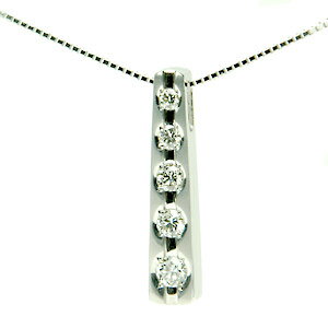 樂天商城 - K18 ダイヤモンド ネックレス 0.3ct K18ピンクゴールド・K18ホワイトゴールド・K18イエローゴールド