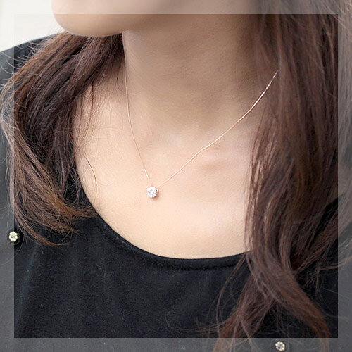 ジュエリーエクセレンテの【一点限り】K18YG セブンストーン シャンパンブラウン ダイヤモンド 0.32ct ペンダント ネックレス ※画像はPGですが商品はYGとなります 通常価格122,500円→サンプル在庫のためアウトレット価格110,300円！｜アングル2