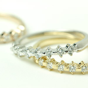 樂天商城 - 【一点限り】 K18YG H&C ダイヤモンドリング 0.17ct ※鑑別カード付 イエローゴールド サイズ10号 通常価格131,300円→サンプル在庫のためアウトレット価格105,000円！